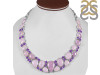 Phosphosiderite/Amethyst Necklace-NJ PPD-12-1