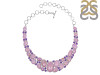 Phosphosiderite/Amethyst Necklace-NJ PPD-12-2