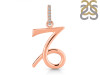 Capricorn Zodiac White Topaz Pendant PS-RDC-17-CZ-LOOP