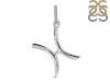 Pisces Zodiac White Topaz Pendant PS-RDC-19-CZ-LOOP