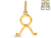 Taurus Zodiac White Topaz Pendant PS-RDC-21-CZ-LOOP