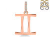 Gemini Zodiac White Topaz Pendant PS-RDC-22-CZ-LOOP