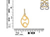 Cancer Zodiac White Topaz Pendant PS-RDC-23-CZ-LOOP