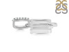 Virgo Zodiac White Topaz Pendant PS-RDC-25-CZ-LOOP