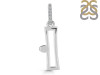 Libra Zodiac White Topaz Pendant PS-RDC-26-CZ-LOOP