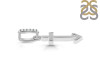 Sagittarius Zodiac White Topaz Pendant PS-RDC-28-CZ-LOOP