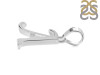 Plain Silver Alphabet A Pendant PS-RDA-105.