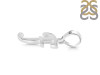 Plain Silver Alphabet F Pendant PS-RDA-110.