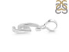 Plain Silver Alphabet G Pendant PS-RDA-111.