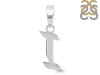 Plain Silver Alphabet I Pendant PS-RDA-113.