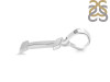 Plain Silver Alphabet I Pendant PS-RDA-113.