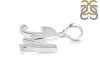 Plain Silver Alphabet M Pendant PS-RDA-117.