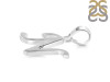 Plain Silver Alphabet N Pendant PS-RDA-118.