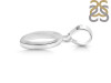 Plain Silver Alphabet O Pendant PS-RDA-119.