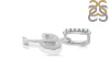 Plain Silver Alphabet P Pendant PS-RDA-146.