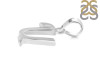 Plain Silver Alphabet U Pendant PS-RDA-125.