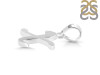 Plain Silver Alphabet X Pendant PS-RDA-128.