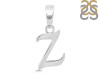 Plain Silver Alphabet Z Pendant PS-RDA-130.