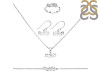 Aquarius Zodiac Plain Silver Jewelry Set PS-RDR-3088/RDE-1496/RDB-180/RDC-18.