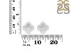 Plain Silver Earring PS-RDE-1662