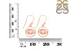 Brow Chakra Plain Silver Earring PS-RDE-535.