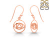Brow Chakra Plain Silver Earring PS-RDE-535.