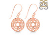 Heart Chakra Plain Silver Earring PS-RDE-543.