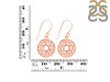 Heart Chakra Plain Silver Earring PS-RDE-543.