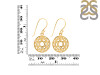 Heart Chakra Plain Silver Earring PS-RDE-543.