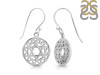 Heart Chakra Plain Silver Earring PS-RDE-543.
