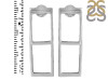 Plain Silver Earring  PS-RDE-667.