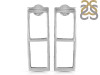 Plain Silver Earring  PS-RDE-667.