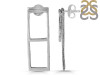 Plain Silver Earring  PS-RDE-667.