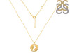 Plain Silver Globe Necklace PS-RDN-37.