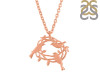 Plain Silver Bird Nest Necklace PS-RDN-40.