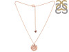 Plain Silver Necklace PS-RDN-45.