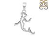 Plain Silver Mermaid Pendant PS-RDP-369.