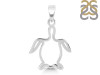 Plain Silver Turtle Pendant PS-RDP-370.