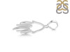 Plain Silver Jelly Fish Pendant PS-RDP-373.