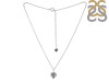 Plain Silver Maple Leaf Necklace PS-RDP-442.