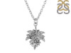 Plain Silver Maple Leaf Necklace PS-RDP-442.