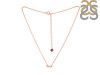 Plain Silver Queen Necklace PS-RDP-445.