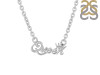 Plain Silver Queen Necklace PS-RDP-445.