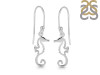 Plain Silver Sea Horse Earring  PS-RDE-965.