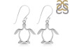 Plain Silver Turtle Earring  PS-RDE-960.