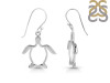 Plain Silver Turtle Earring  PS-RDE-960.