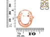 Horse Shoe Plain Silver Ring PS-RDR-312.