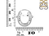 Horse Shoe Plain Silver Ring PS-RDR-312.