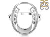 Horse Shoe Plain Silver Ring PS-RDR-312.