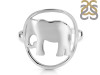 Elephant Plain Silver Ring PS-RDR-313.